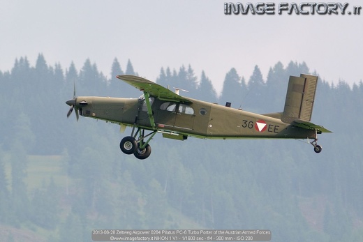 2013-06-28 Zeltweg Airpower 0264 Pilatus PC-6 Turbo Porter of the Austrian Armed Forces